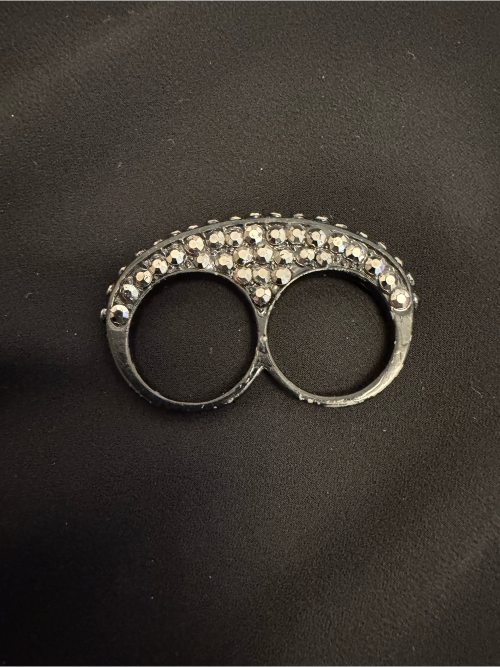 Crystal Knuckle Ring